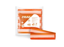 Saco Para Resíduo Tóxico Laranja - 50 Litros - 100 Unid - Azeplast